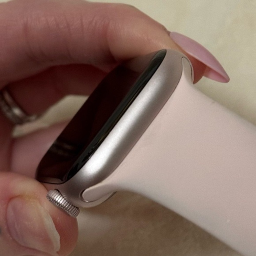 Pink Smartwatch with Matching Bands and Charger - Picture 8 of 12